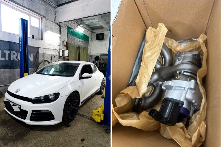 Фото ремонта Volkswagen Scirocco 1.4 CAVD